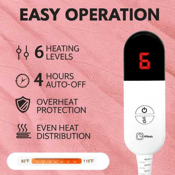 Noxoya™ wearable heated blanket