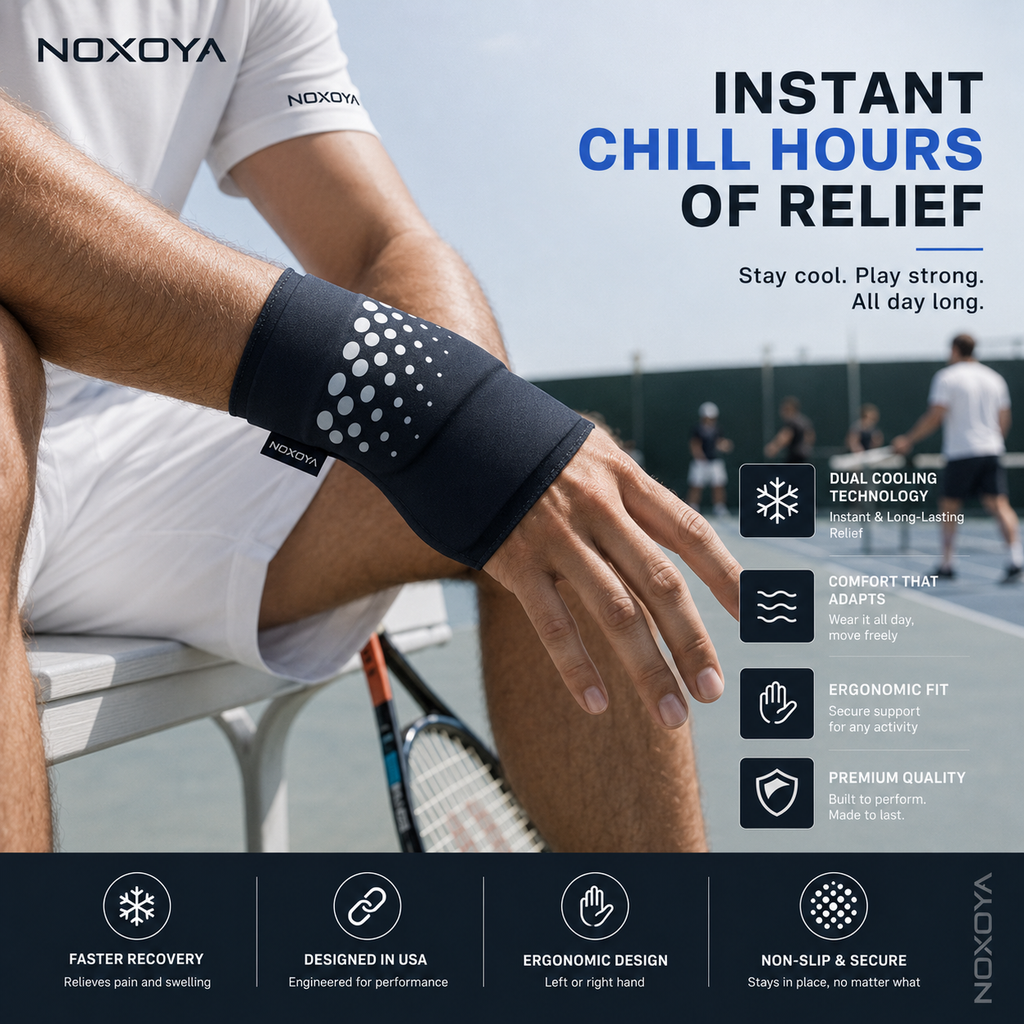 Noxoya Ergonomic Wrist & Thumb Cooling Wrap