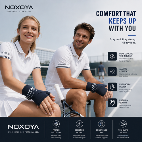 Noxoya Ergonomic Wrist & Thumb Cooling Wrap