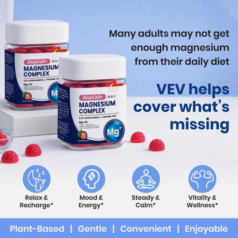 14-in-1 Magnesium and Ashwagandha Gummies