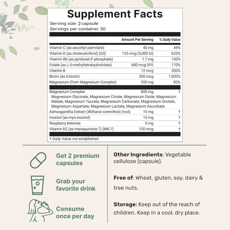 Restorative Magnesium D3 K2 Complex