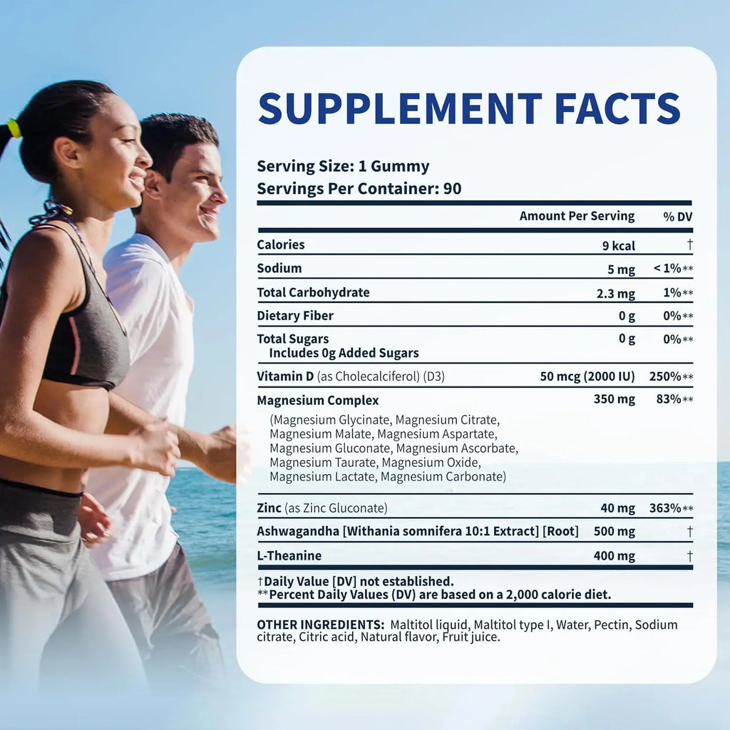 14-in-1 Magnesium and Ashwagandha Gummies
